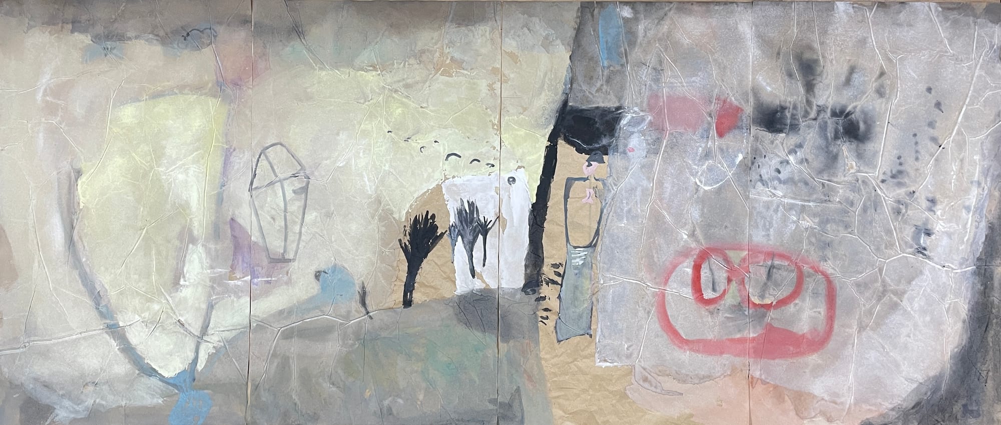 杨燕来作品 - 镜花缘系列 - 绘画 - 72x168cm